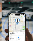 Schlüssel-Organizer funktioniert mit Apple Find My, integrierten Airtag-Chips, fasst 2–6 Schlüssel, Auto-Schlüsselanhänger mit GPS-Tracker, (nur iOS)