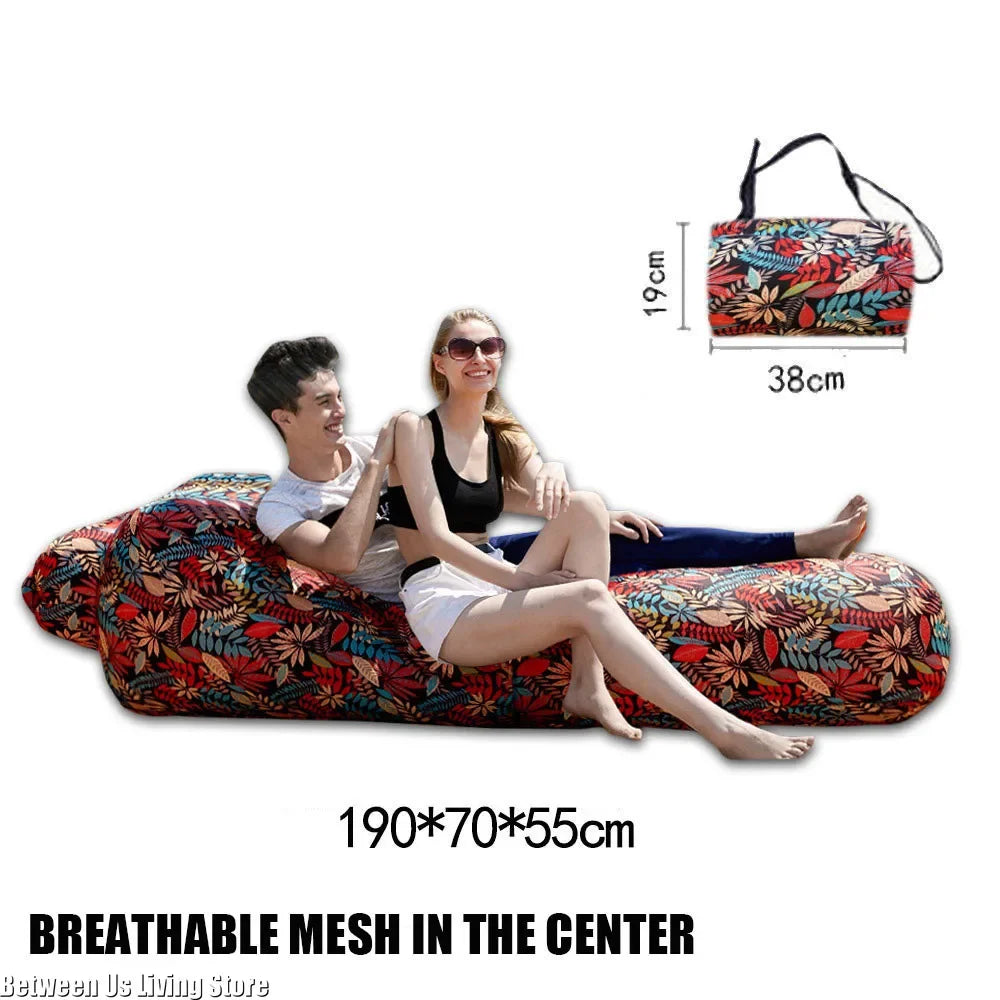 Aufblasbares Outdoor-Sofa – Sitzsack, Amphibien, für Pool, Strand, Camping & Garten, 9 Farben