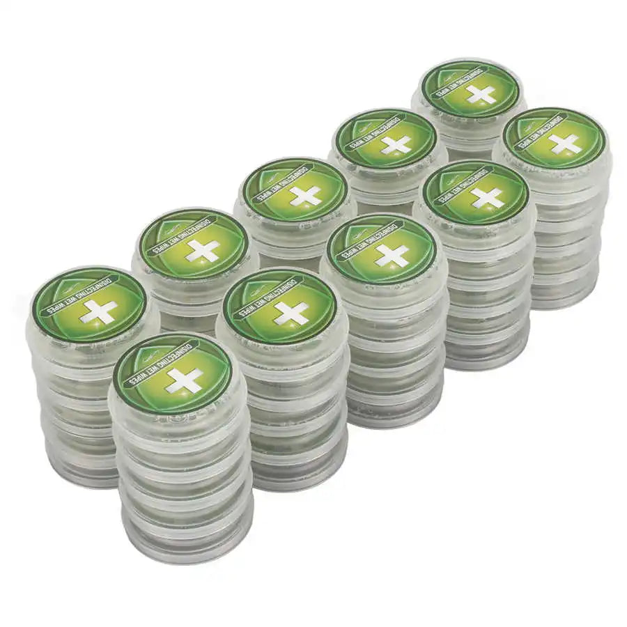 Hand Reinigungstücher, Feuchttücher auf Knopfdruck