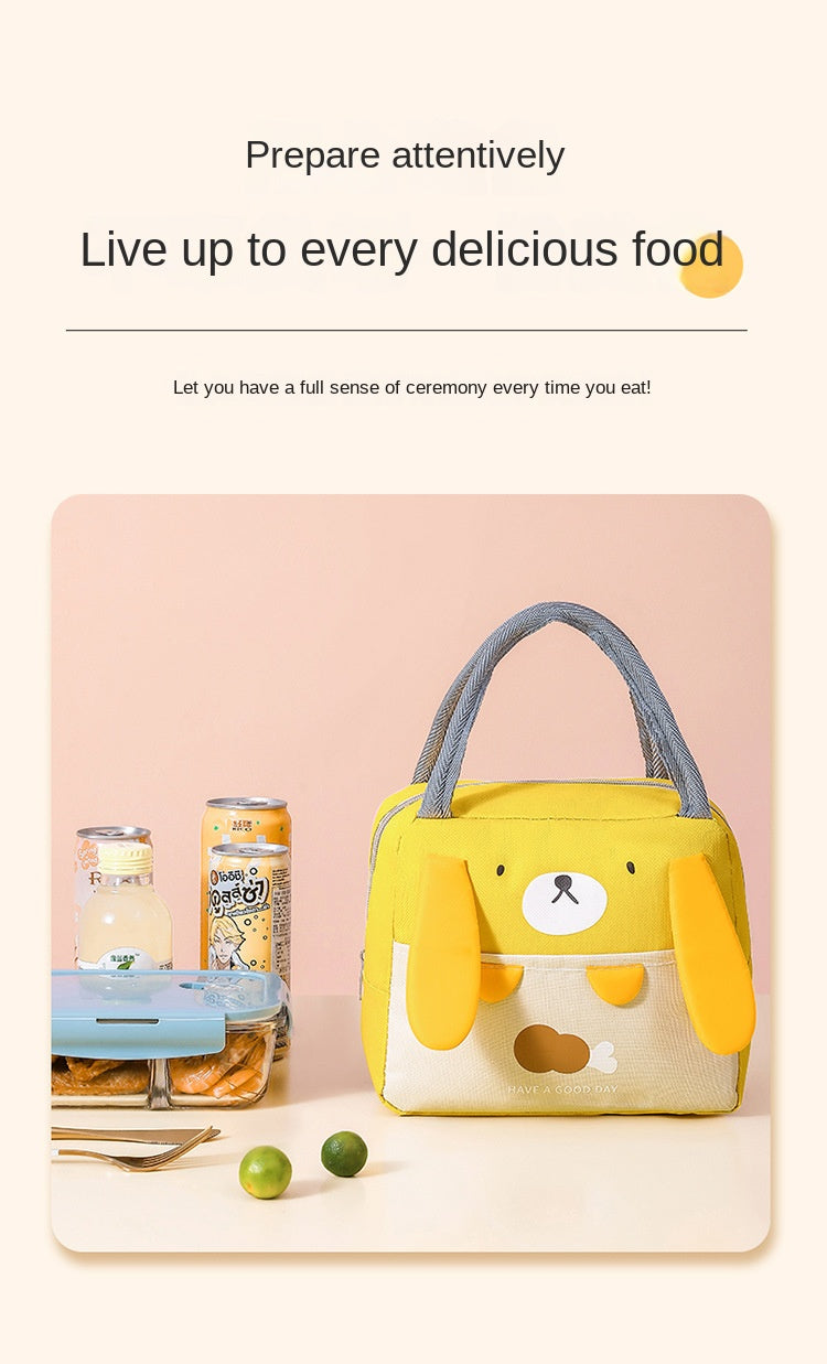 Tragbare Isolierte Thermische Picknick Lebensmittel Mittagessen Tasche Box Cartoon Tote Lebensmittel Frische Kühltaschen Beutel Für Frauen Mädchen Kinder Kinder Geschenk