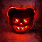 LED-Tiermaske Halloween – Leuchtende Hasen- & Bärmaske für Karneval & Cosplay