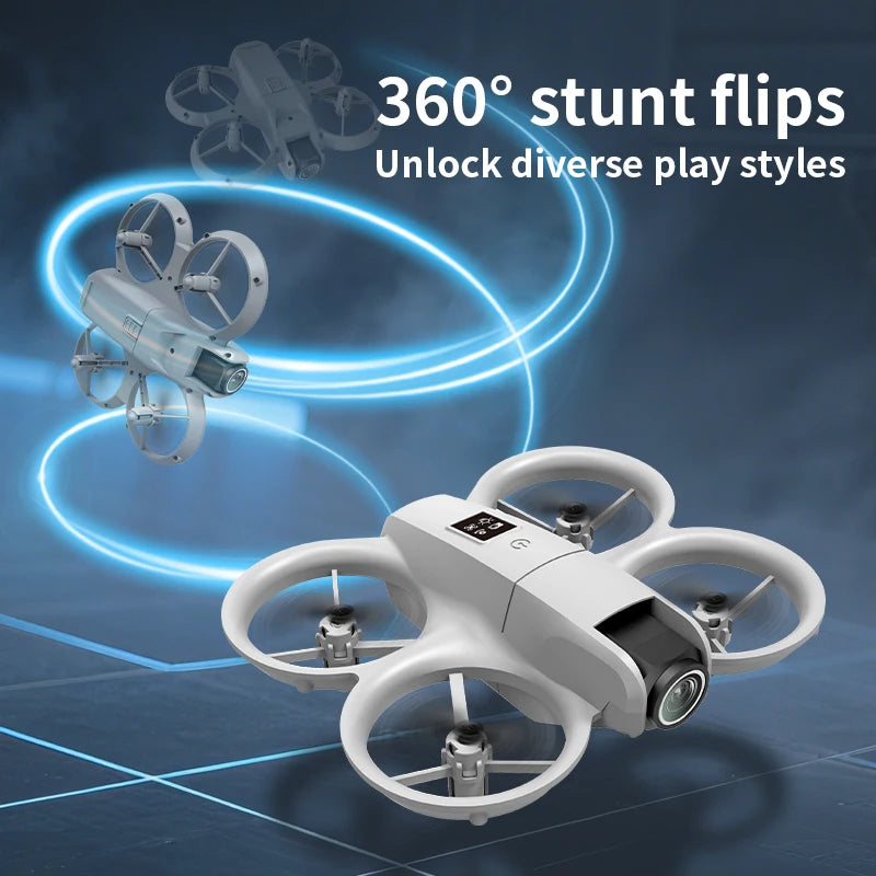 Neue H135 Mini Drohne WIFI FPV Hover Professionelle 4K Kamera Tasche Bunte Lichter Eders Rc Flugzeug Faltbare Quadcopter RC spielzeug Geschenke