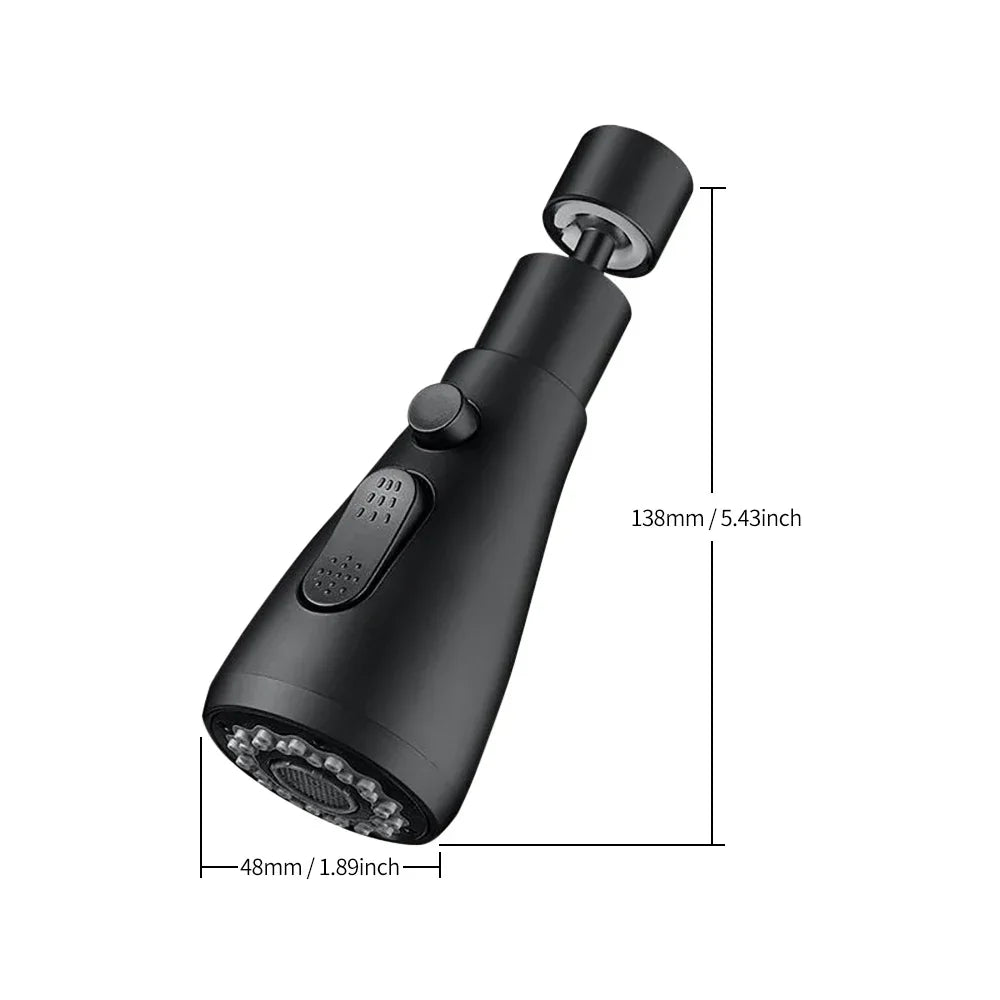 Universal Wasserhahn Extender Kupfer Drei Geschwindigkeit Kopf Wasser Saver Hause Erweiterte Dusche Spray Filter Wanxiang Wasserhahn Bubbler Düse