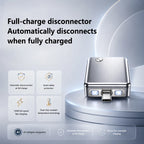 KUWAJIA KH-51 USB-C Ladeadapter 35W - Automatische Abschaltung, Ueberladesch utz, CE/FCC/RoHS | USB + USB-C | Titan-Silber
