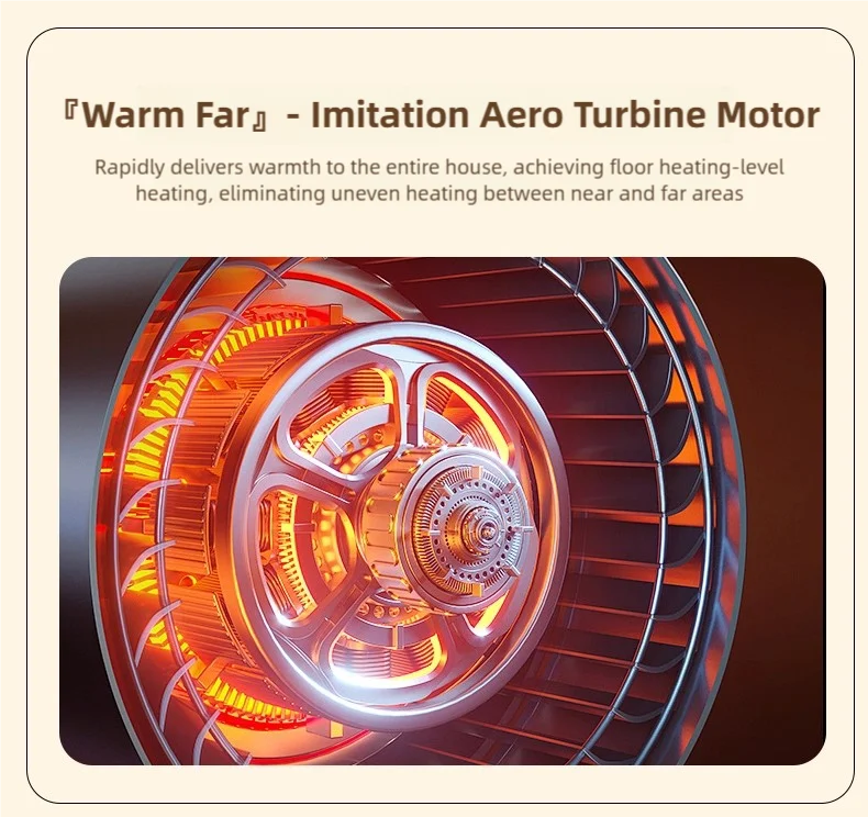 Die tragbare Mini-Heizung mit zweistufiger Warmlufteinstellung eignet sich für den Einsatz auf Heim- und Büroschreibtischen sowie Fußwärmer