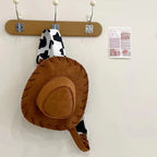 Kawaii Anime Rucksack im Cowboy-Hut-Design – Kunstleder, Cosplay & Schule | Geschenk für Mädchen