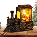 2026 Weihnachtsgeschenk Weihnachten Kristallkugel Ornamente LED-Leuchten Zug Weihnachtsmann Frohe Weihnachten Dekoration für Home Party Weihnachten