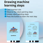 Interaktiver Zeichenroboter, Zeichenroboter, interaktiver pädagogischer Selbstzeichnungsroboter für Kinder, Kunst, Künstler, Malen, Lernen