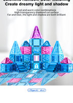 Kinderspielzeug, magnetische Fliesen, Frozen-Set, Klassenzimmer-Essentials, Magnet-Bauspielzeug für Kleinkinder, Vorschule, Montessori-Lernspiele für