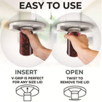 1pc Rund Dosenöffner Küche Schrank Untere Abdeckung Flasche Opener Tisch Unten Dosenöffner