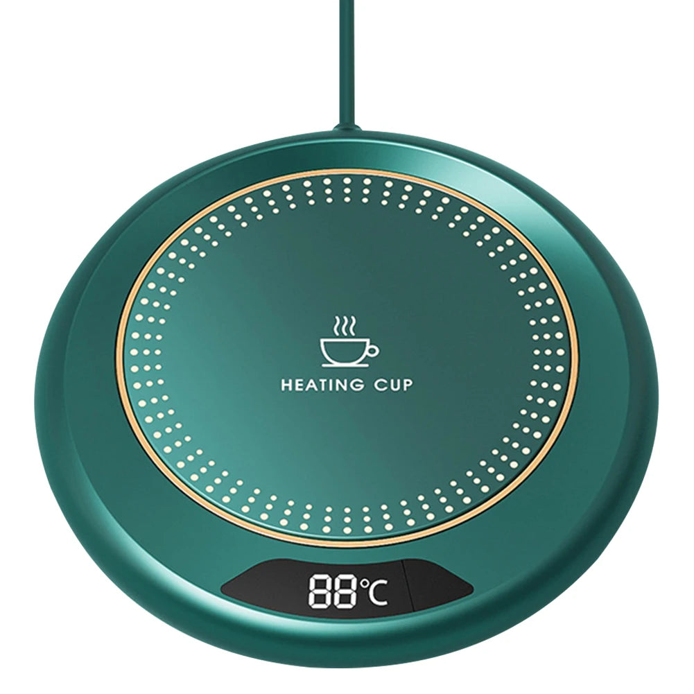 USB-Tassenwärmer, Kaffeetasse, Heizuntersetzer, 3 Temperatureinstellungen, thermostatische Heizplatte, Milch, Tee, Wasser, Heizkissen, Tassenheizung