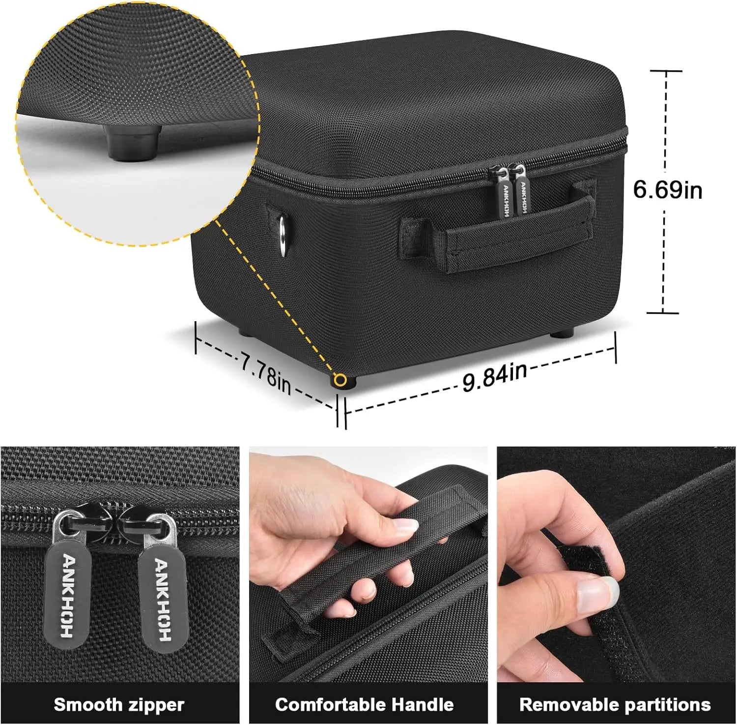 Aufbewahrungstasche für tragbares Kraftwerk Anker SOLIX C300, Akku-Solargenerator-Aufbewahrungshalter (für Anker SOLIX C300) (nur Tasche)