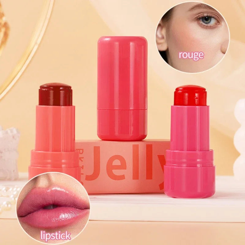 Gelee Wange Rouge, Tönung, befeuchtet Rouge, Aufkleber, Wasser, langlebig aufhellen matte Gesichts kontur Rouge Make-up