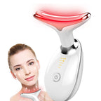Abay 7-Farben Gesichts- & Hals-Lifting-Gerät – EMS, LED-Lichttherapie, Anti-Falten, CE