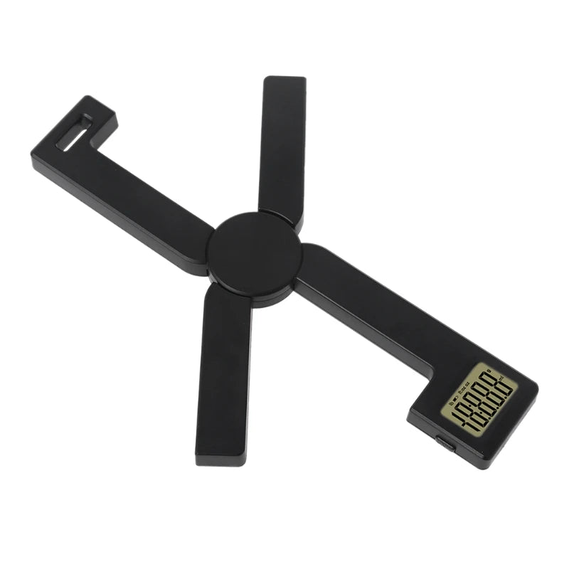 Kompakte, zusammenklappbare digitale Küchenwaage, präzise, faltbare, tragbare Lebensmittelwaage