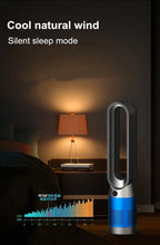 42-Zoll-220-V-Lüfter ohne Flügel, Dual-Purpose-Kühlung und Heizung, leise Heizung für zu Hause, schnelle Luftzirkulation und Reinigungsturm