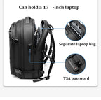 17 Zoll Laptop-Rucksack, Vakuum-Kompressions-Rucksack