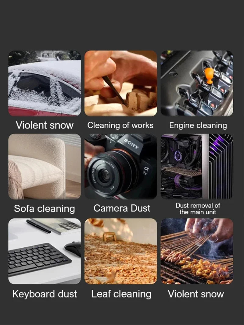 Xiaomi 400000 U/min Violent Fan Leistungsstarkes elektrisches Gebläse Tragbarer Staubreiniger Typ C Aufladung 53 m/s Bürstenloser Turbo-Jet-Lüftergebläse