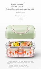 Büropersonal elektrische Heizung Lunchbox Mini Hot Box Doppelschicht Lebensmittelheizung Container