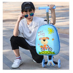 Kinder Cartoon-Trolley auf Rollen – Handgepäck, 55×36 cm, 5 Farben, Unisex