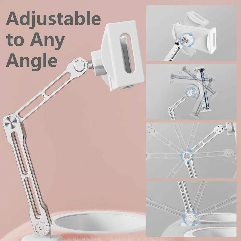 Tablet-Kissenständer, faltbar, tragbar, flexibel, für Telefone, Medienhalter, mehrere Winkel verstellbar, zum Lesen, Tablet-Kissenständer