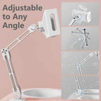 Tablet-Kissenständer, faltbar, tragbar, flexibel, für Telefone, Medienhalter, mehrere Winkel verstellbar, zum Lesen, Tablet-Kissenständer