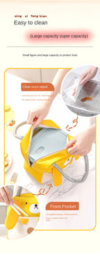 Tragbare Isolierte Thermische Picknick Lebensmittel Mittagessen Tasche Box Cartoon Tote Lebensmittel Frische Kühltaschen Beutel Für Frauen Mädchen Kinder Kinder Geschenk