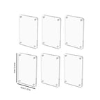 1/3/4 Zoll Acryl-Fotorahmen, Acryl-Kühlschrank-Bilderrahmen, Mehrzweck-Bilderrahmen für Haushaltsdekorationshalter