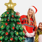 3D Große Weihnachtsbaum Luftballons Montieren Weihnachtsbaum Aluminiumfolie Ballon für Neujahr Party Home Decor Foto Requisiten Ornamente