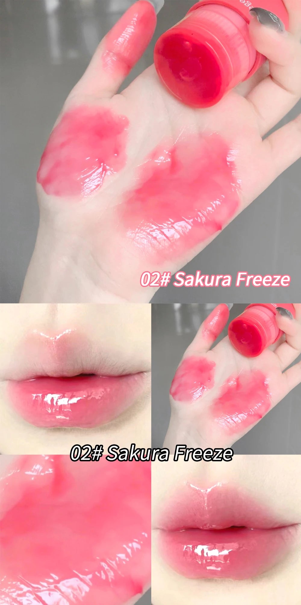 Gege Bear Hydrating Tinted Lip Essence – Feuchtigkeitsspendendes, wasserglanzendes Finish, jugendlicher und makelloser Lippenbalsam im koreanischen Stil