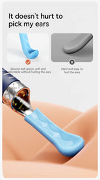 Verbesserter intelligenter visueller Ohrenschmalzreiniger mit Kamera, 800 W HD-Endoskop, multifunktionales visuelles Ohrreinigungswerkzeug, inklusive Stauraum