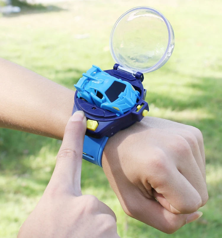 Mini Elektrische Uhr Auto Racing 2,4G Fernbedienung Auto Tragbare Fahrzeug Kinder Spielzeug Weihnachten Geschenke eltern-kind-Interaktion Spiel