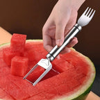 Windmühlen-Wassermelonenschneider aus Edelstahl – Obstteiler für Wassermelone, Honigmelone & mehr