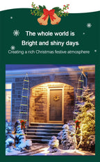 LED Weihnachtsdekorationen Feenlampe LED Leiterlampe mit Klettern Weihnachtsmann Zuhause Outdoor Weihnachtslicht Neujahr Ornamente s