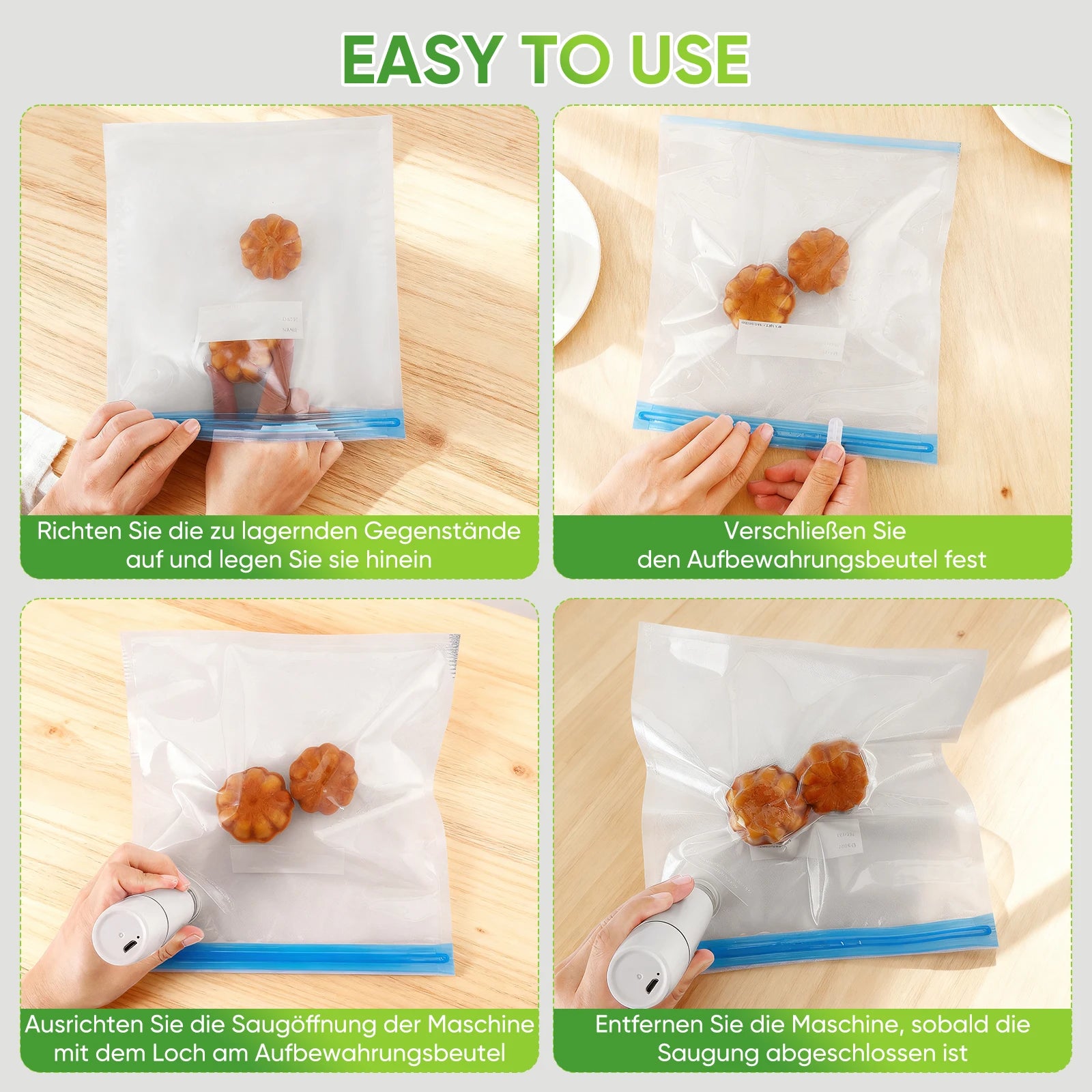 Handheld Vakuumierer Mini Maschine Küche Vakuum Packer Maschine Kleine Versiegelung Maschine Tragbare USB Elektrische Lebensmittel Vakuum Versiegelung