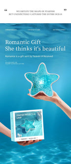 Seestern LED Tisch Lampe Aurora Projektor Lampe Starry Sky Nordlicht Nacht Lampen Schlafzimmer Dekoration Atmosphäre Nacht Licht