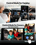 OTTOCAST Cabin Care – Kabelloser CarPlay-Adapter mit 1080P Babykamera & Nachtsicht