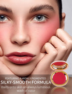 Mehrzweck-Lippen- und Wangencreme aus Samt – natürliche Nude-Rouge-Tönung, aufbaubare, feuchtigkeitsspendende Formel für einen makellosen Look ohne Make-up