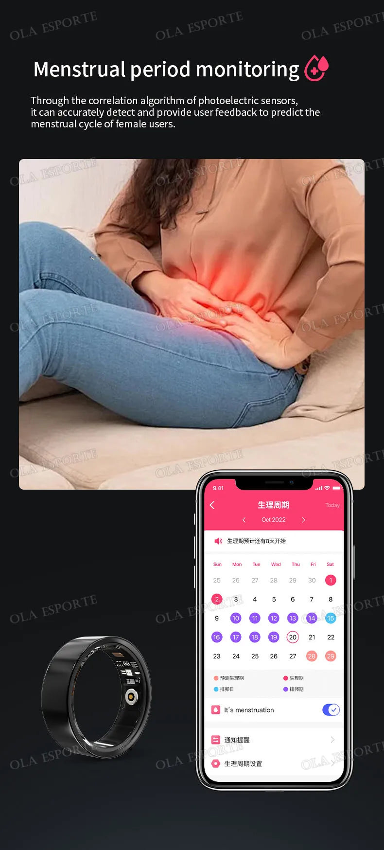 2025 neue Smart Ring Männer Frauen Kamera Steuerung Herzfrequenz Blut Sauerstoff Monitor Smartring IP68 & 5ATM Wasserdichte Multi-sport Modi