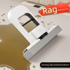 NEU Mini-Schwammmopp, freihändiger Waschmopp, tragbarer Mini-Mopp mit super saugfähigem Mopp für die Reinigung von Schreibtischböden, Badezimmern, Küchen, Glas und Autos