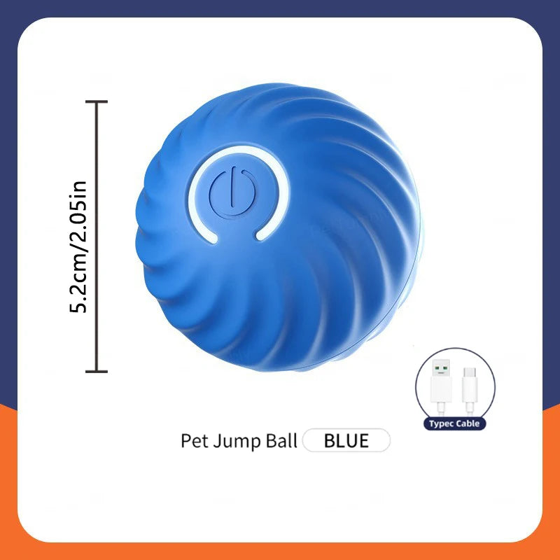 Intelligenter Hundespielzeugball, elektronisch, interaktiv, Haustierspielzeug, beweglicher Ball, USB, automatisch bewegend, springend, für Welpen, Weihnachtsgeschenk, Katzenprodukt