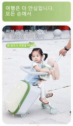 Cartoon Kinder Trunk, fahrbare Reisetasche