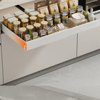 Schubladen-Schrank-Organizer ausziehbare ausziehbare Gleitschiene aus Kohlenstoffstahl unter der Spüle, Aufbewahrungsregal für Küchenschrank