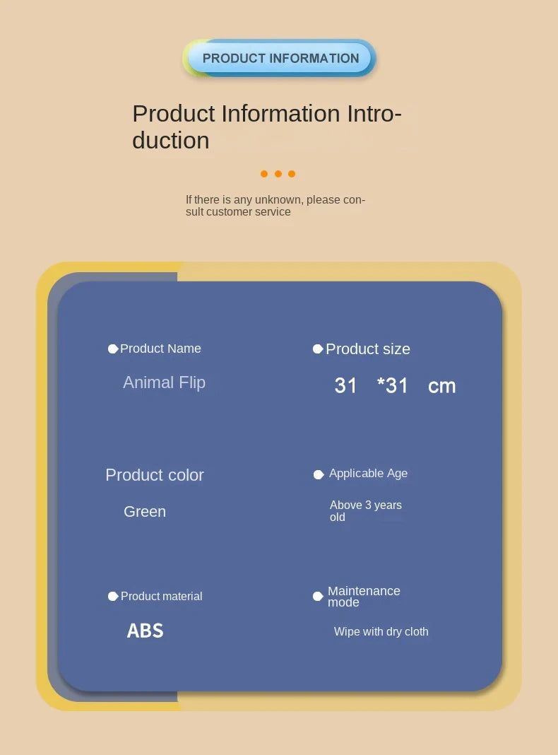 Tier Flip Schach Spaß Memory Spiel Brettspiele Eltern-Kind-Interaktive Familie Party Brettspiele Kinder Erwachsene Sozialen Tisch Spiel