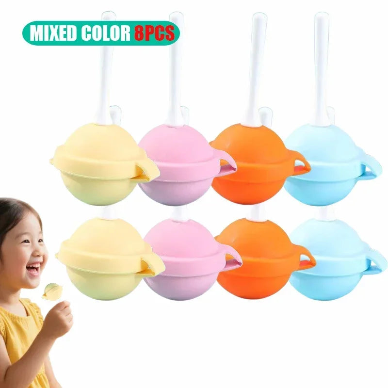 Silikon Lollipop-Eisform – DIY Popsicle, umweltfreundlich, Einzel & Sets bis 20 St.