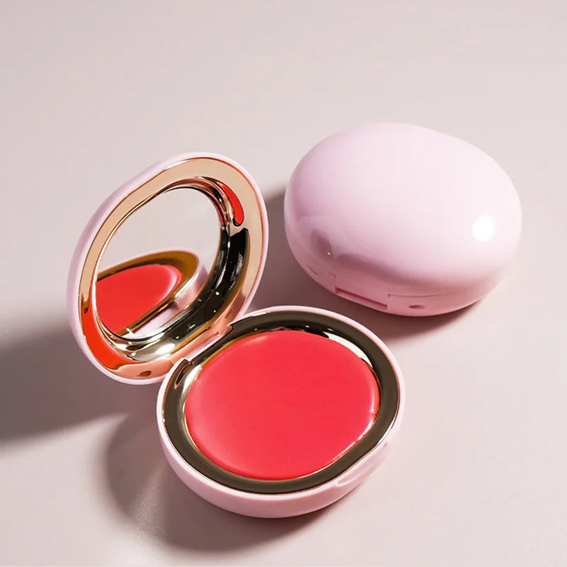 Mehrzweck-Lippen- und Wangencreme aus Samt – natürliche Nude-Rouge-Tönung, aufbaubare, feuchtigkeitsspendende Formel für einen makellosen Look ohne Make-up