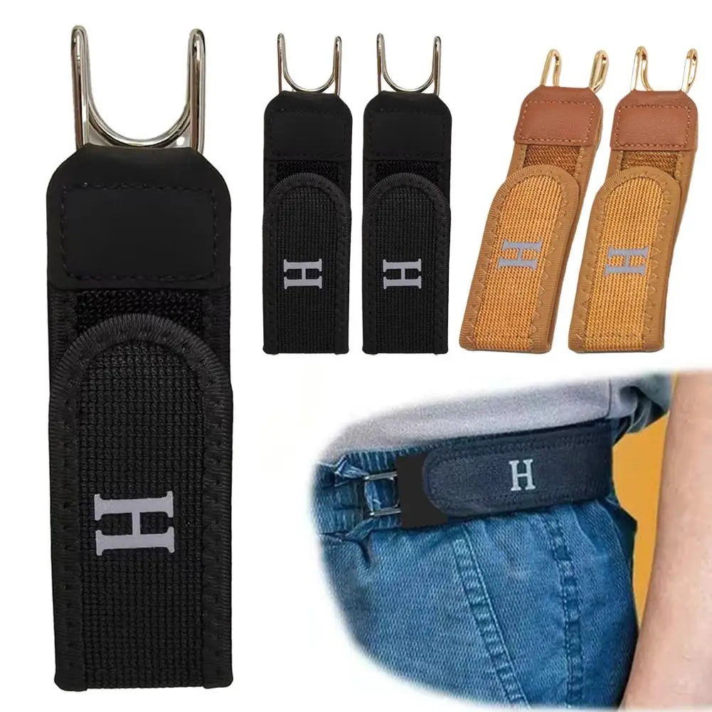 1/2Pcs Einstellbare Schnallenlose Gürtel, Haken, Elastische Klett Taille, Schnalle Taille, Gürtel Für Männer, Geschenk Casual Gürtel mit Schnalle