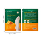 Manuka-Honig & Vitamin E Fußmaske – Tiefenpflege, Peeling & Reparatur für trockene, rissige Fersen, 1–10 Paar