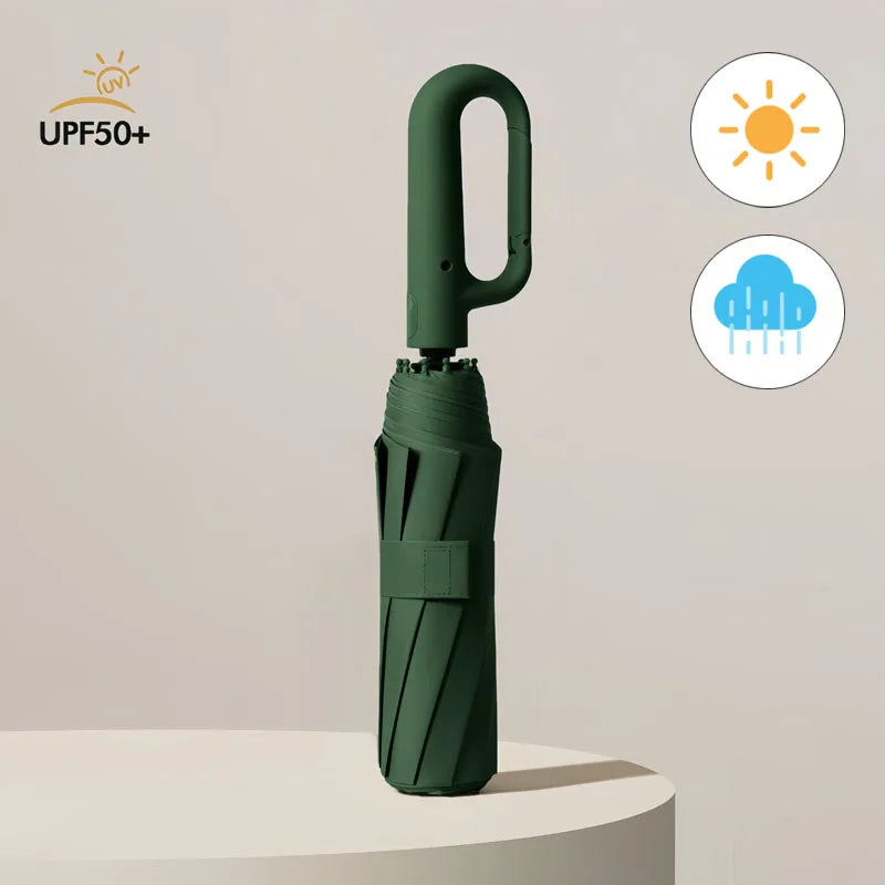 Vollautomatischer Faltbarer Regenschirm – 10 Speichen, UV-Schutz, Windfest, Ø106cm | Damen & Herren | 5 Farben