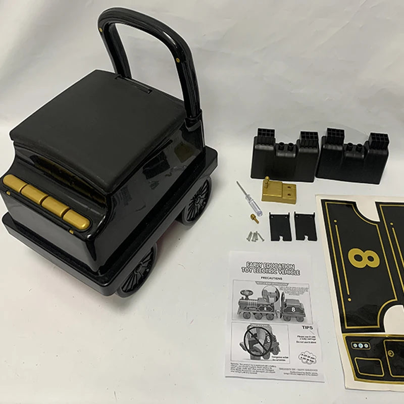 Kinder Zug Reiten Spielzeug Ailway Klassische Elektrische Modell Kann EINE Kleine Zug Schiene Auto Kinder Baby Walker Kinderwagen Spielzeug Jungen